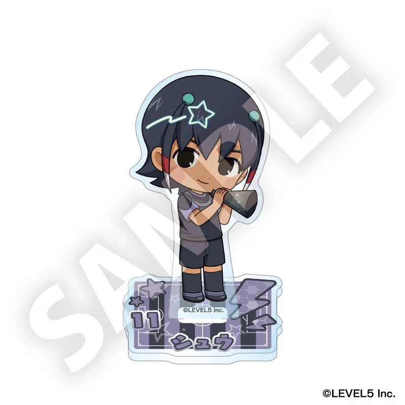 Anime Inazuma Eleven: Victory Road Sasanami Unmei Endo Haru Q-Style Acrylic Stand Model Plate Keychains Desk Decor