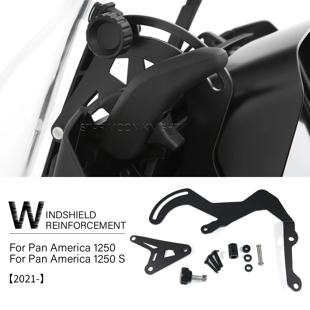 

Windshield Reinforced Support For Pan America 1250 S Special PanAmerica 2021- Windscreen Reinforcement Bracket Additional Stand