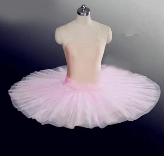 Tutú de plataforma profesional para mujer, traje de baile de Ballet negro, blanco y rojo, falda de baile de Ballet para adultos con ropa interior