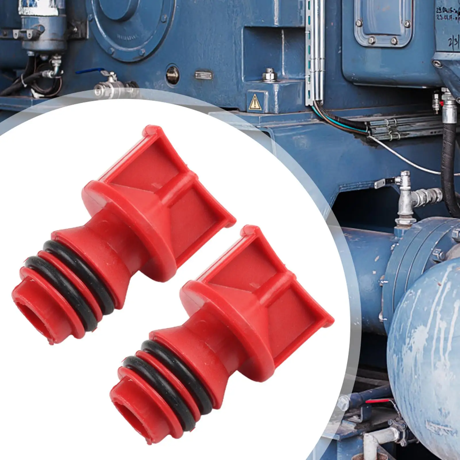 Air Compressor Oil Caps Engine Oil Breather Plug Lightweight 17mm Male Thread Repair Replacement for Car Vehicle Maintenance