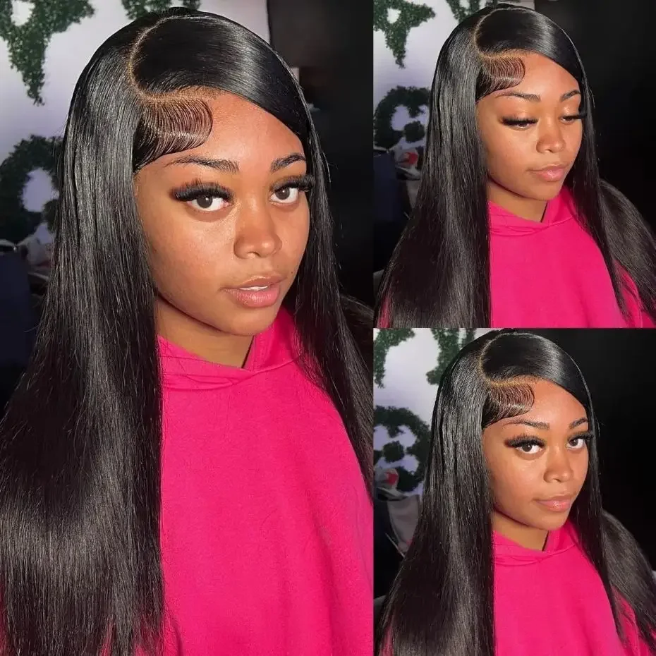 

Lumiere 30 Inch Bone Straight 13X4 Lace Front Human Hair Wigs Brazilian Ready To Wear Lace Frontal 4x4 Closure Glueless Wigs