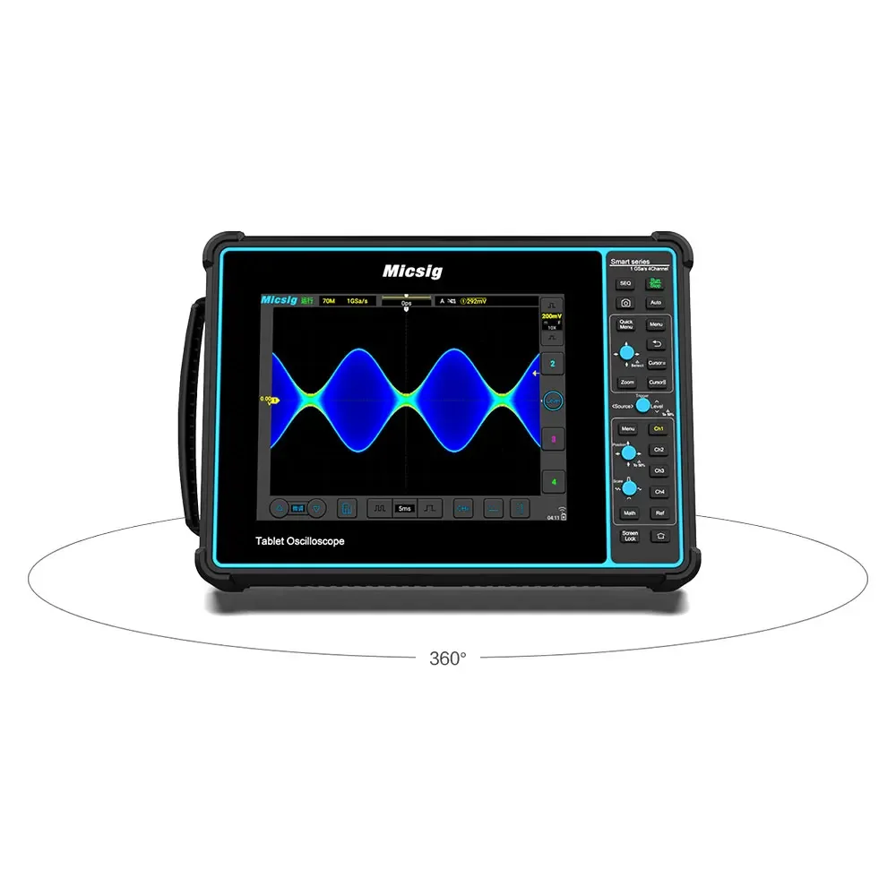 Micsig STO2002 200MHz 1GSa/s Tablet Oscilloscope 2 Channel Digital Oscilloscope Supports Decoding