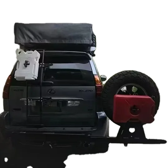 

Hot Selling Steel Universal Hitch Mount Rack Rear Wheel Tyre Carrier for Cars SUV Semi-Trucks Spare Tire Storage
