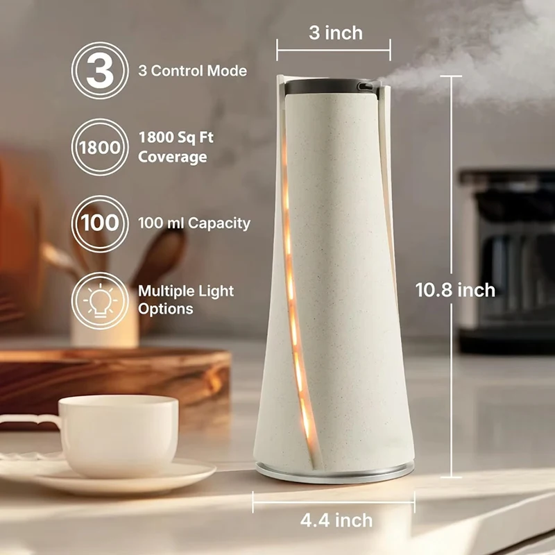 NAMSTE Home Waterless Essential Oil Diffuser Tyрe-C charging Air Freshener Aroma Diffuser Hotel Perfume Aromatherapy Machine