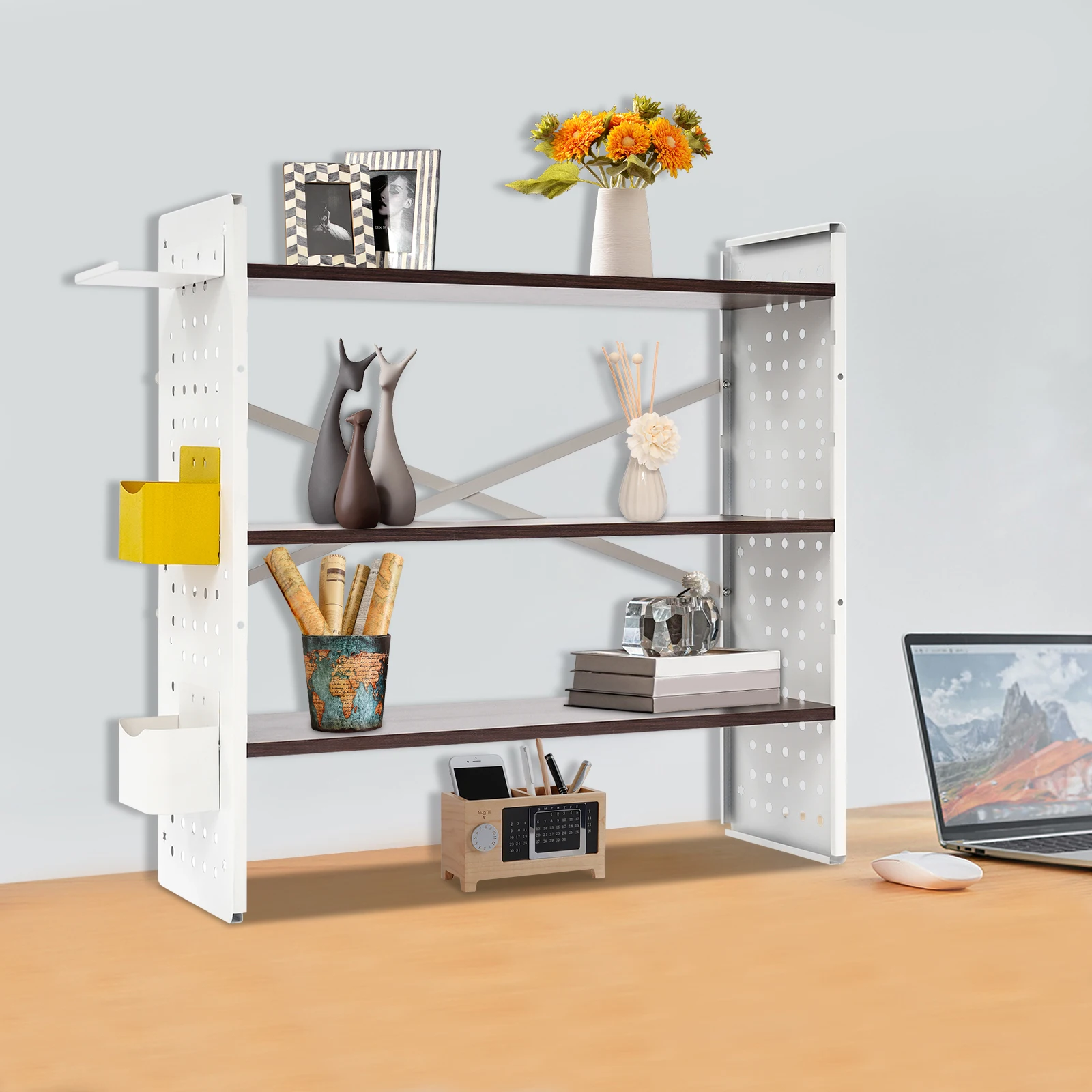 Scaffali da scrivania, organizer da scrivania, scaffale per libreria