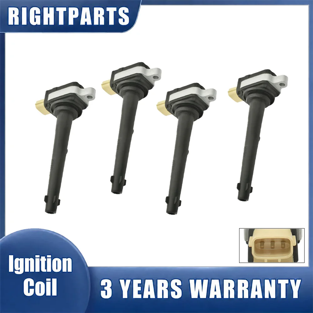 4PCS 8200699627 New Ignition Coil For Renault FLUENCE GRAND SCENIC LATITUDE MEGANE CC 2.0 2009-2015 0221504030