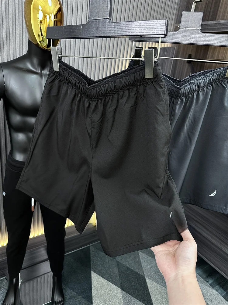 

Qui Dry Outdoor Running orts Casual Commuter Sle Men's Summer Sportswear Functional Fabric Trendy Loose Fit Knee-High