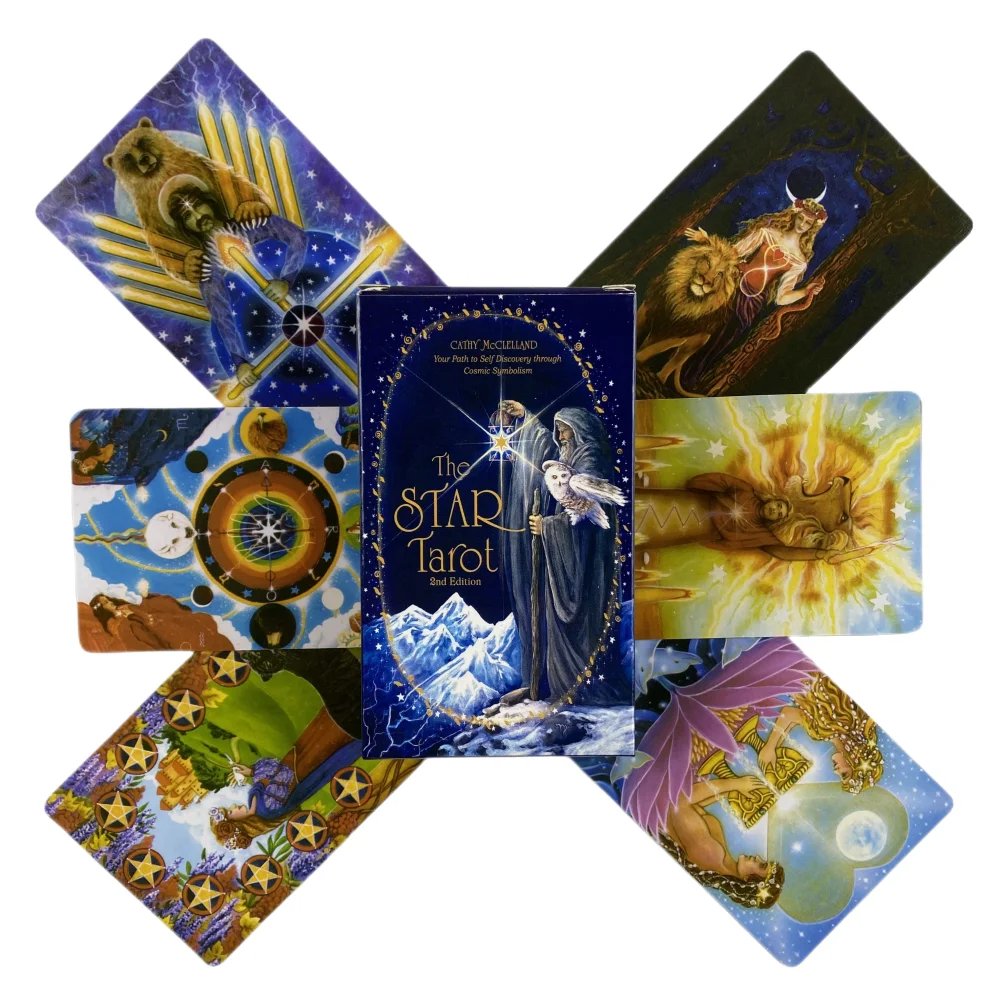 The Star Tarot Cards 2nd A 78 Deck Oracle English Visions Divination Edition Borad Playing Games