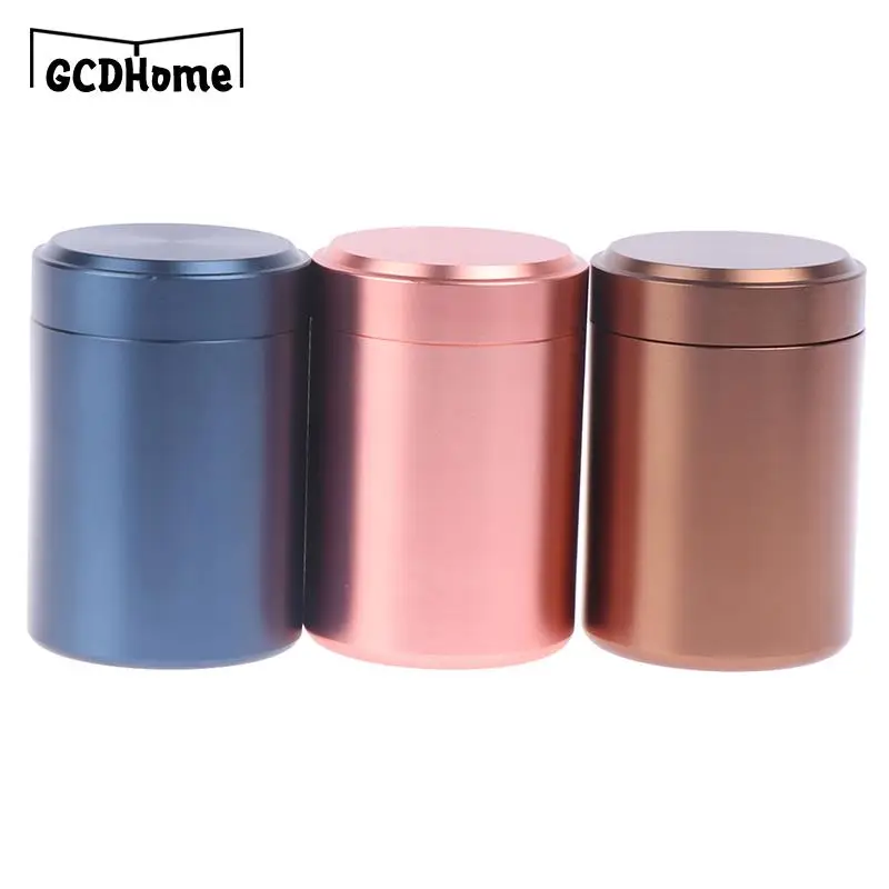 1 шт. портативный дорожный чай герметичный контейнер для хранения запаха металлическая алюминиевая герметичная банка 9 цветов 65*45 мм