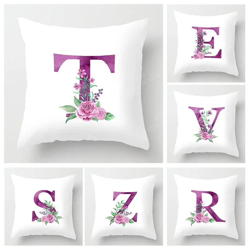 Nordic fall home decor autumn throw pillow case sofa Cushion cover modern 45x45cm 45*45 50x50 60x60cm 40*40cm 35x35 letter