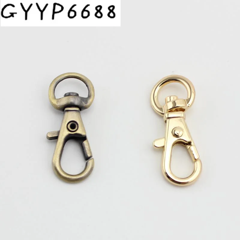 

50pcs 100pc 32*13mm Fashion swivel hooks hardware hook clasp trigger swivel clasp lobster claws snap hook metal