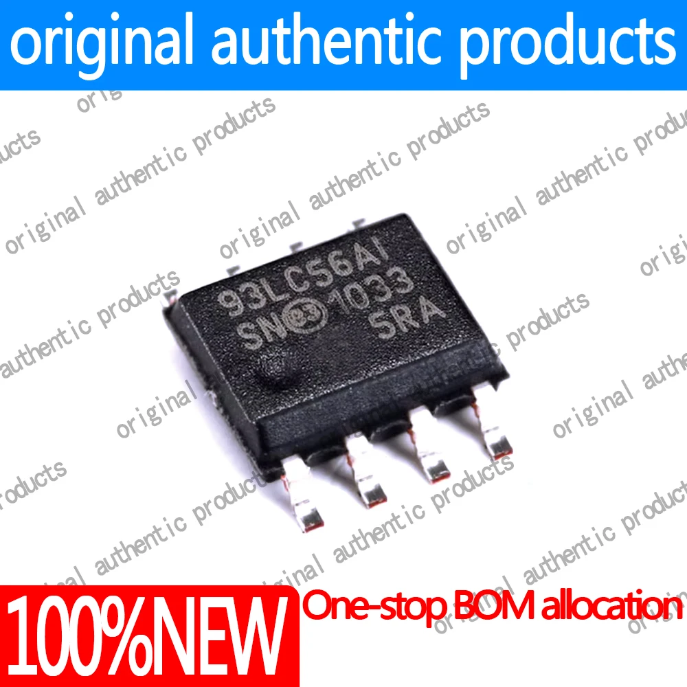1/5/10/30PCS(New)original packing 93LC56AT-I/SN 93LC56A-I/SN 93LC56AI SOP8 Memory chip