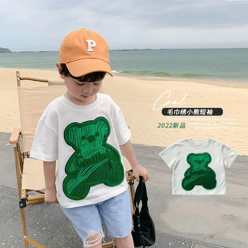 

Boys' T-shirt Short Sleeve Baby Boy Children's Clothing Girls Clothes 2022 Popular Children's Summer Clothing Men's Summer