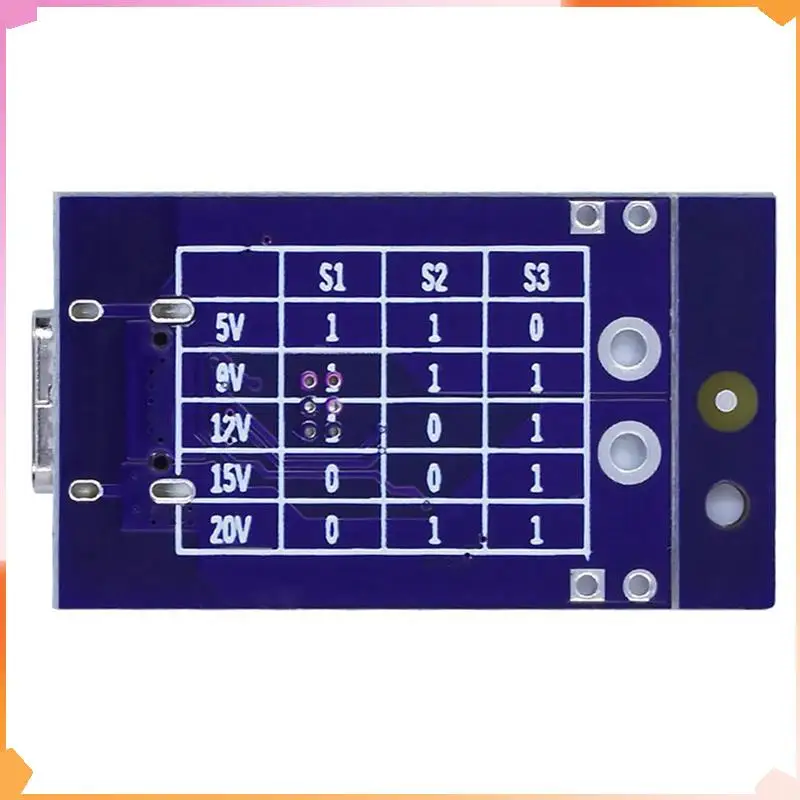 B94A 3X Type-C QC AFC PD2.0 PD3.0 To DC Spoof Scam Fast Charge Trigger Detector USB-PD Notebook Power Supply Change Board