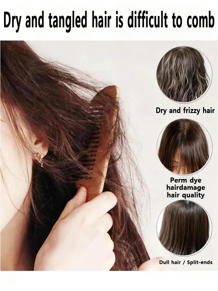 Tratamiento de reparación de daños, suero reparador de cabello para cabello tratado con Color, protector térmico, tratamiento de puntas abiertas, cuidado diario, aceite de argán para el cabello