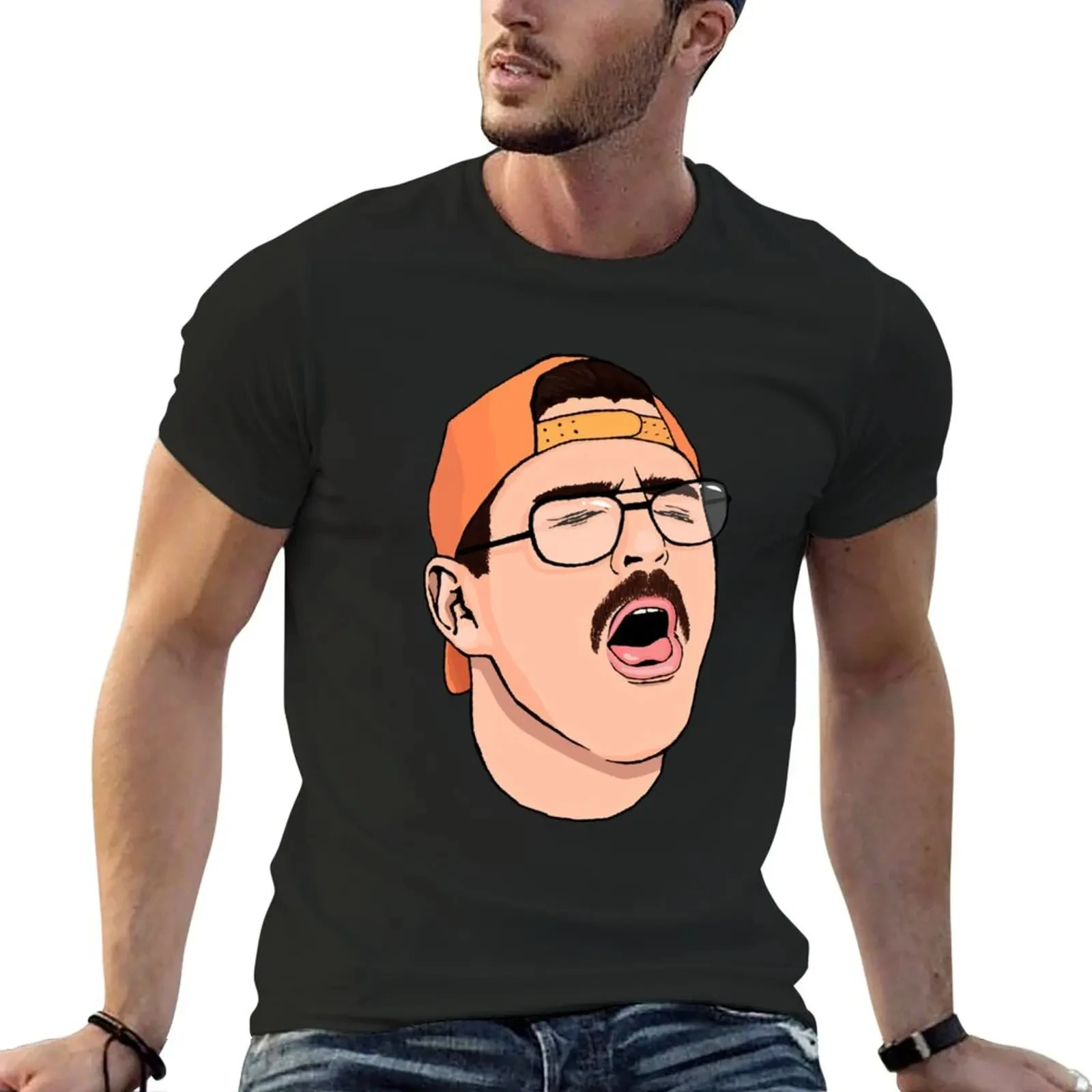 

Julien Coughing T-Shirt cheap stuff graphics summer tops mens graphic t-shirts big and tall