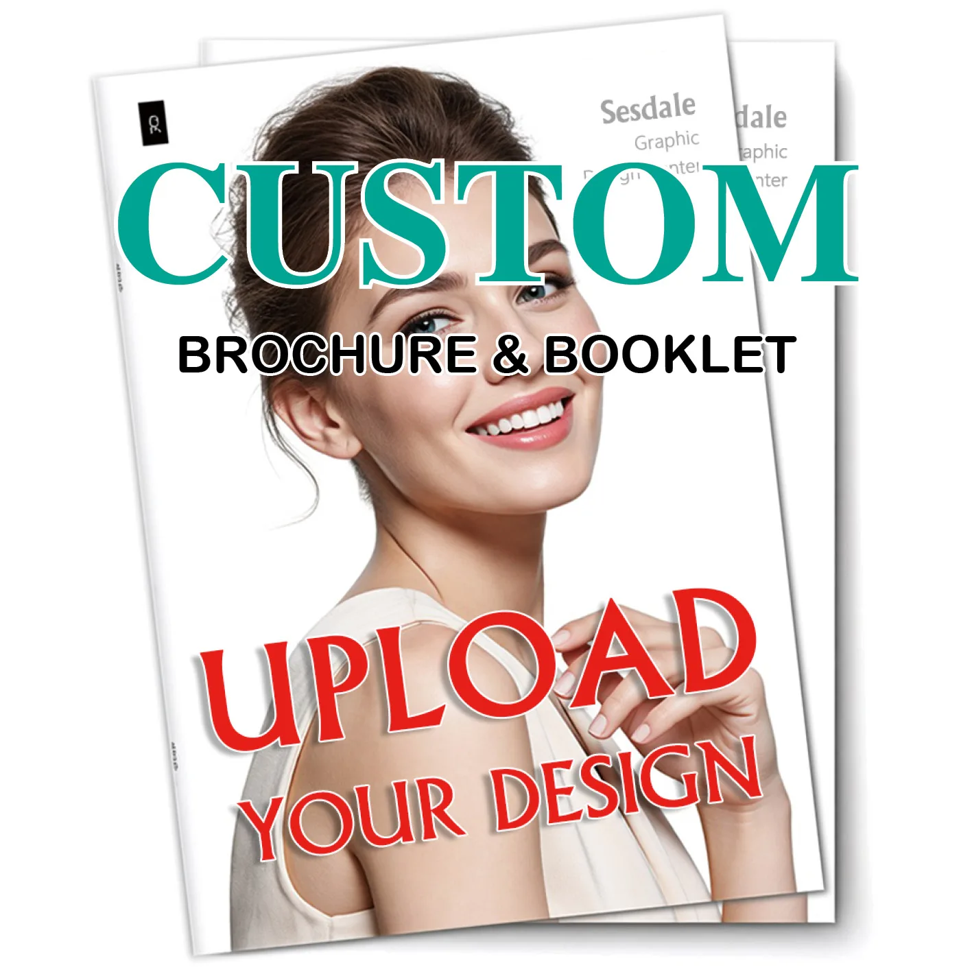 Customized Corporate Brochure, Product Catalog, Saddle Stitch Booklet, 8.5 X 11' Cover, Scratch-Resistant Matte Film, Full Color