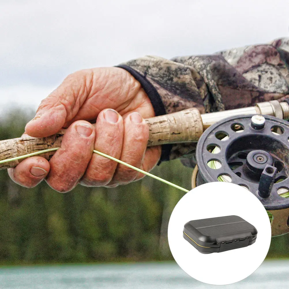 

1Pcs Fly Fishing Box Waterproof Professional Hook Lure Organizer Portable Tackle Case Suitable for Ice Saltwater Fishing
