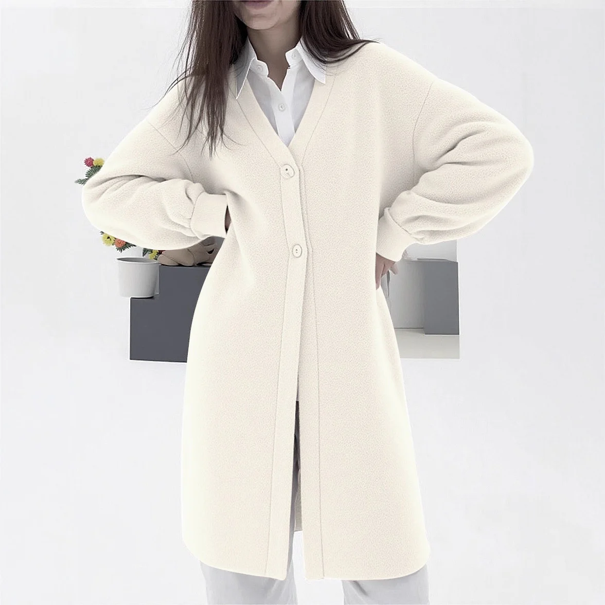 

Удлиненные женские кардиганы: эстетичные, классические, повседневные, теплые, с капюшоном, на молнии до середины, с карманами, эластичные, с меховой отделкой