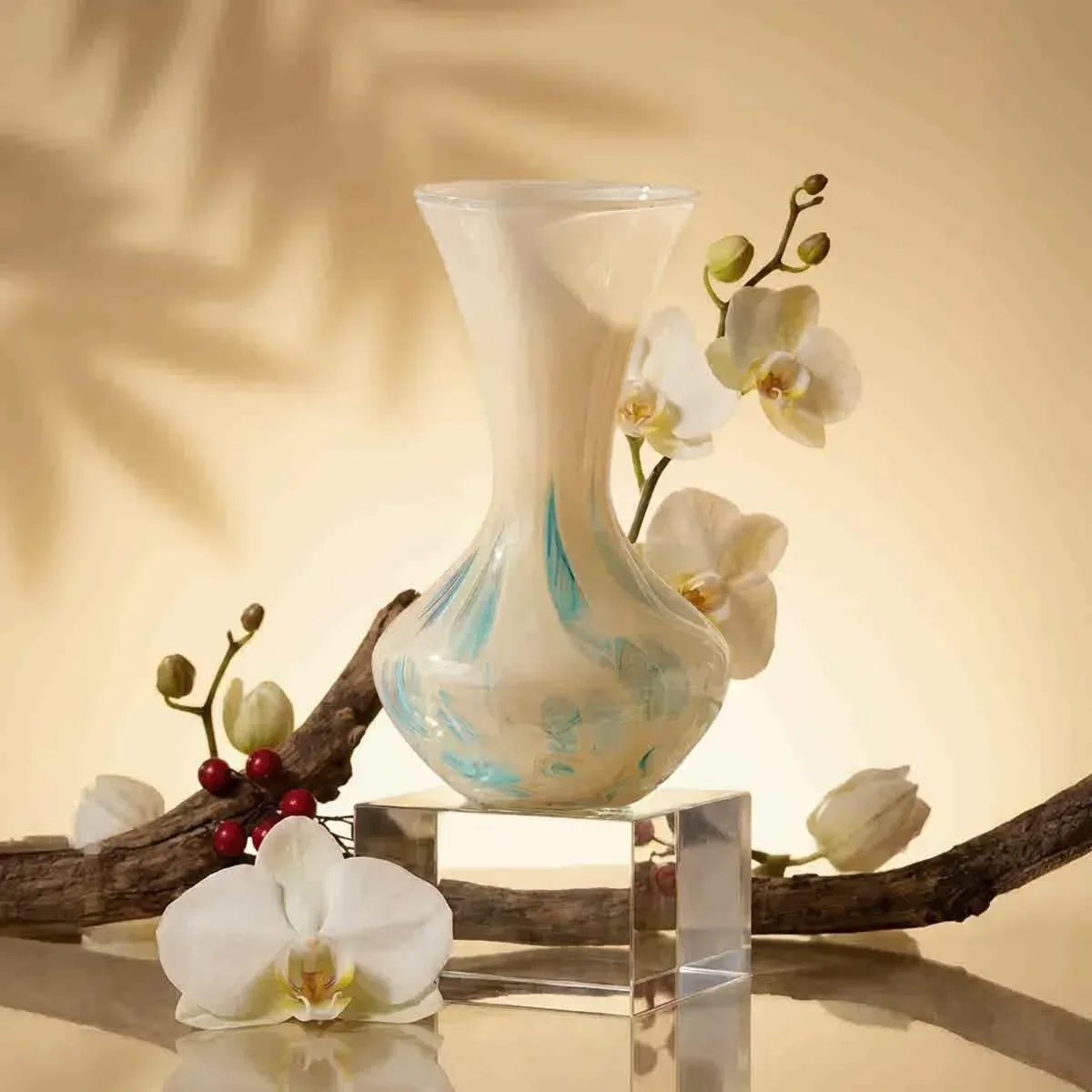 

CL glazed vase medieval high-end light luxury open ornament flower arrangement flower dining table niche