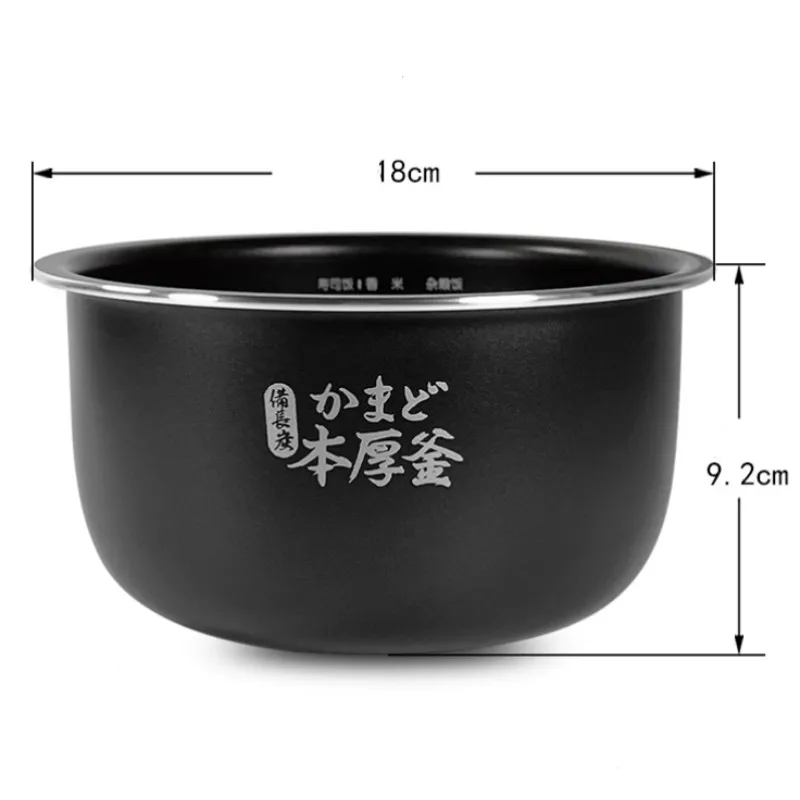 

Original New 1.6L Rice Cooker Inner Bowl for Toshiba RC-5MFMC replacement Original liner