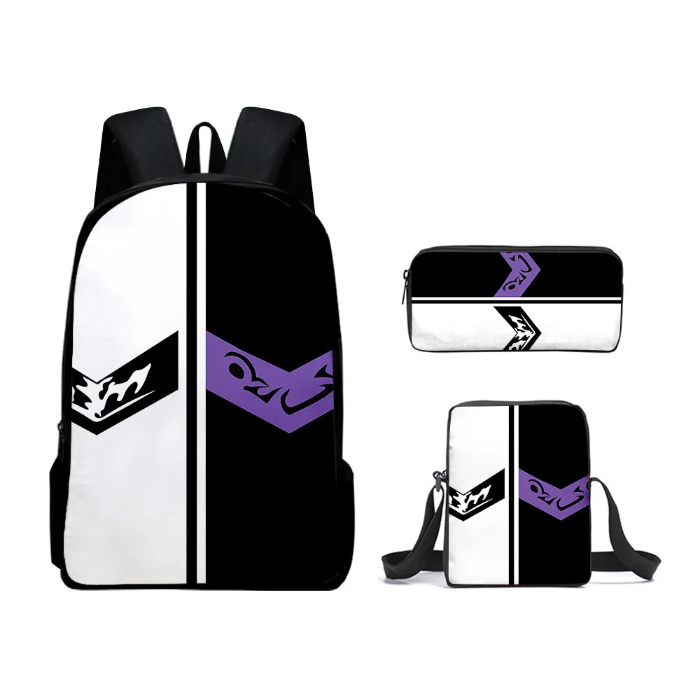 Luxury Novelty Cool Kamen Rider 3D Print 3pcs/Set pupil School Bags Laptop Daypack Backpack Inclined shoulder bag Pencil Case
