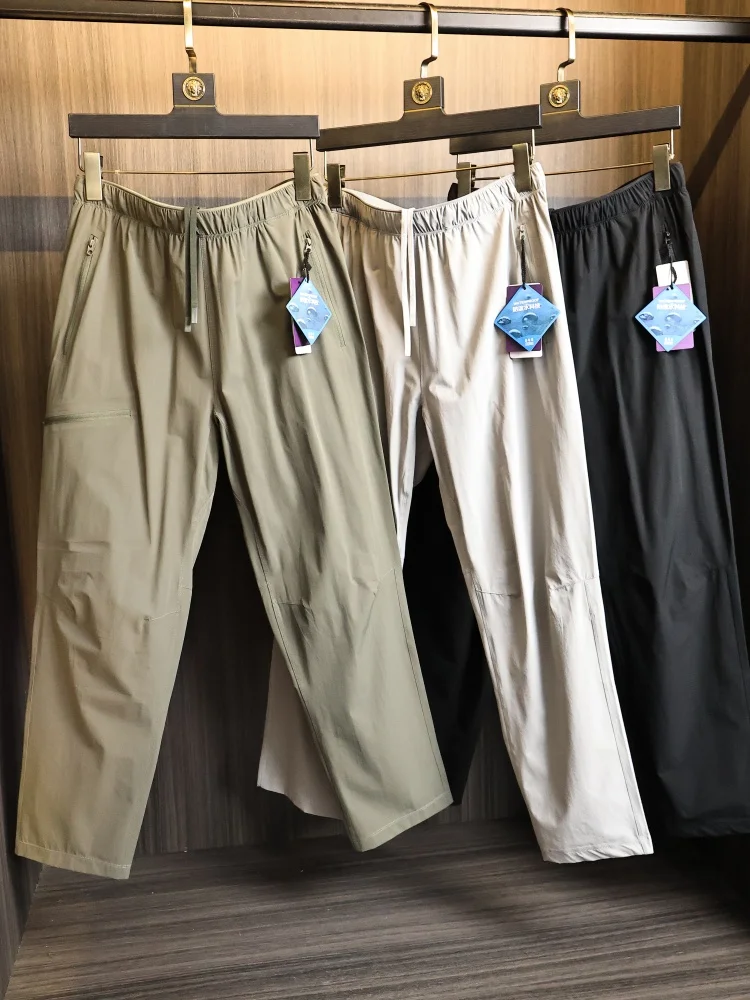 Ultra-Thin Breathable Men's Casual Pants Summer City Outdoor Style Versatile Straight Leg Soft  Function Lightweight 3D ...