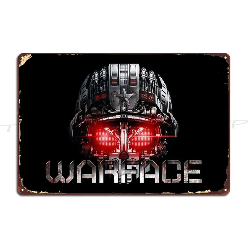 Warface Classic Stick To The Basics Put Your Warface On Metal Sign Wall Mural Club Kitchen Wall Customized  Tin Sign Poster