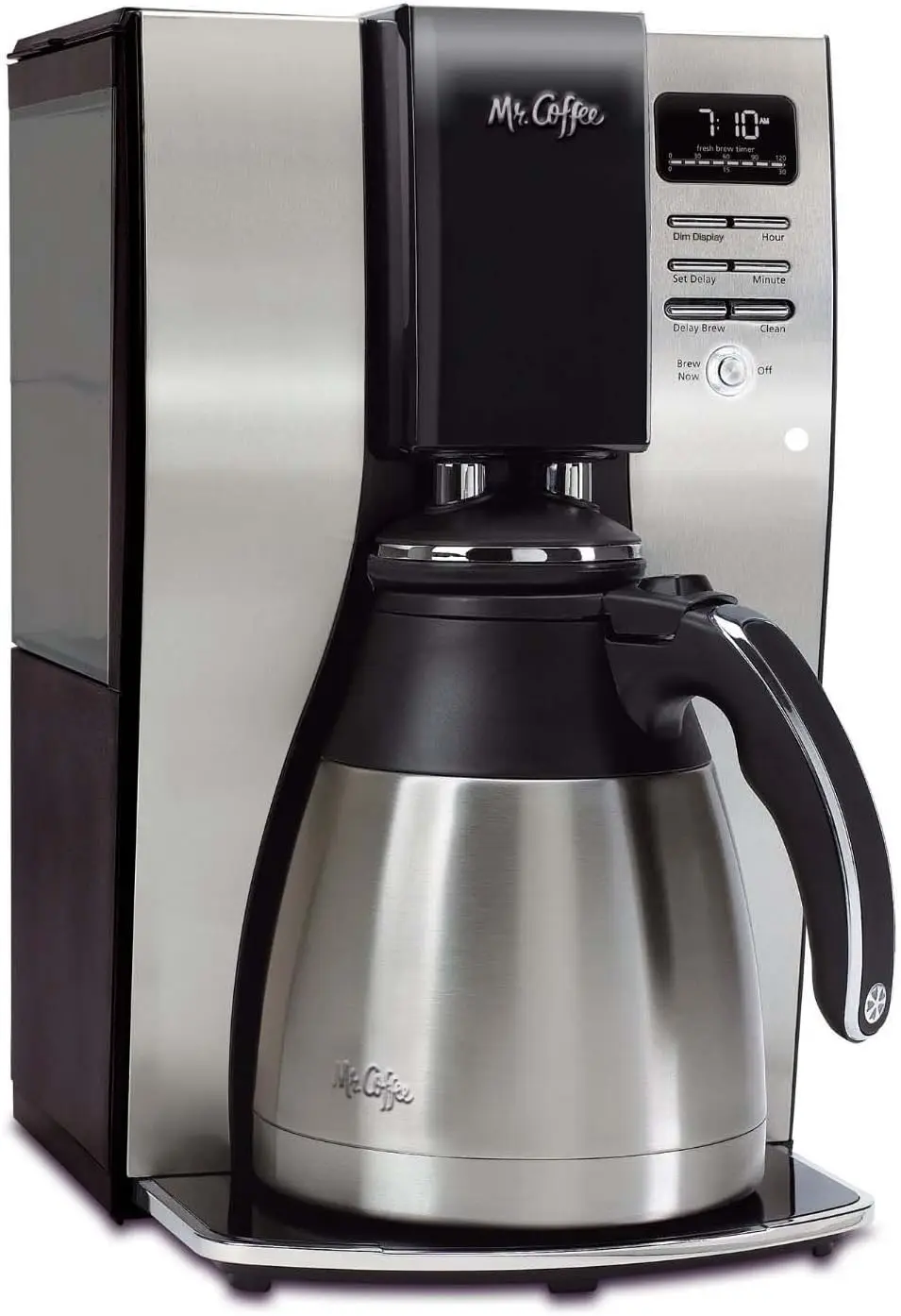 

Coffee Maker, Programmable Coffee Machine with Auto Pause, 10 Cups, Stainless Steel