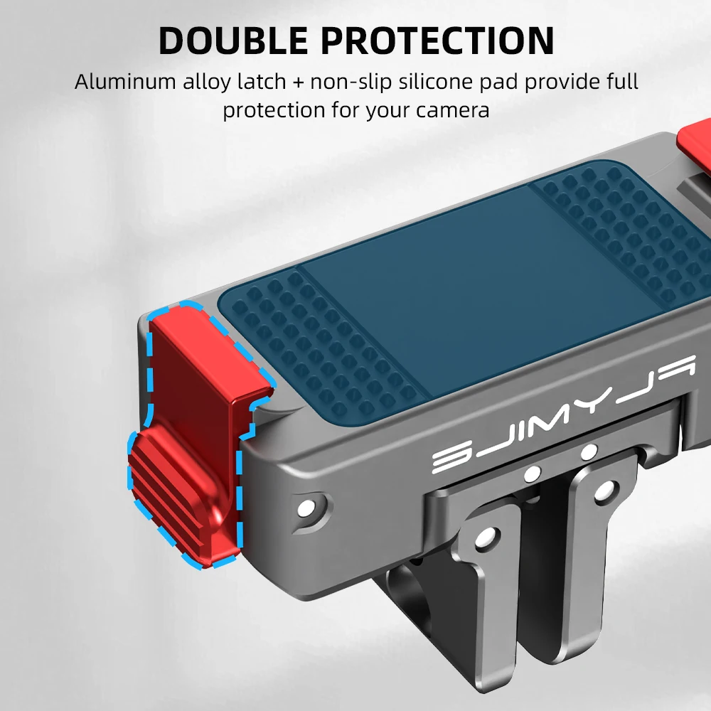 Flymile Magnetische Schnellwechselbasis für DJI OSMO Action 6/NANO Zubehör Adapter-Halterung Drehbare Aluminiumlegierung – Detail 9