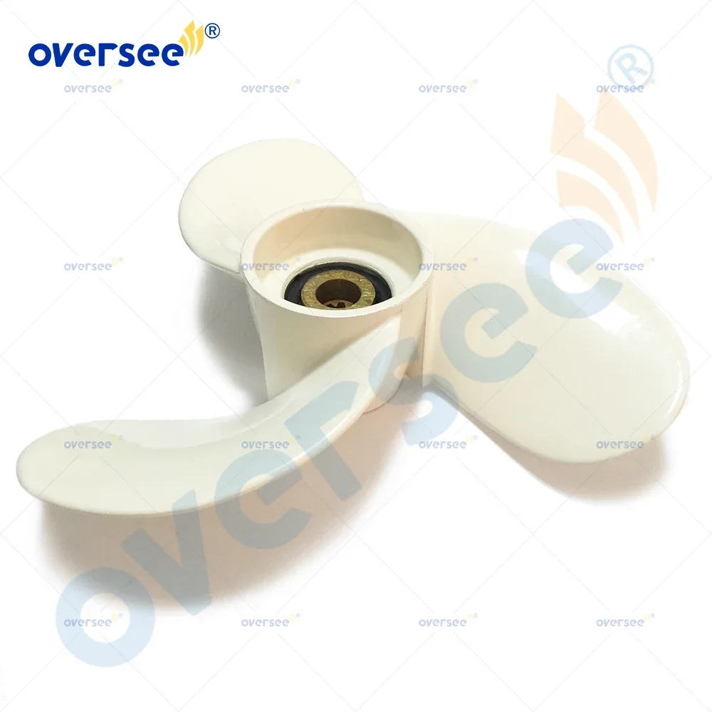 

Oversee 6L5-45943-01-EL Aluminum Propeller F2.5A/3A 7-1/4x6 9 Spline For Yamaha 3HP Outboard Motor 6L5-45943