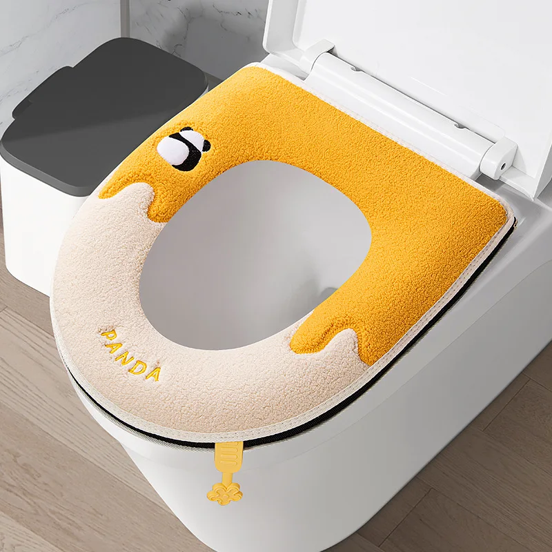 Toilet Seat Cushion Four Seasons Thickened Toilet Cover Over Toilet Case