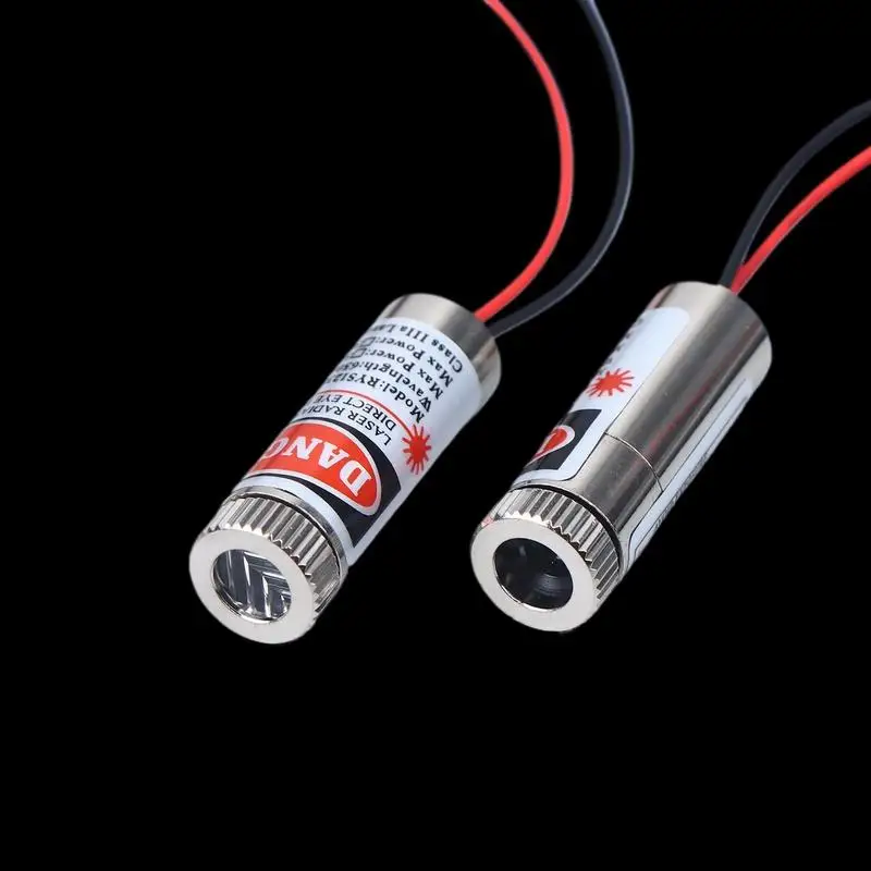 1/2/3pcs Laser Pointer Diode 650nm 5mW Laser Diode Head Red Point / Line / Cross Laser Module 5V Pointer Sight Copper Head