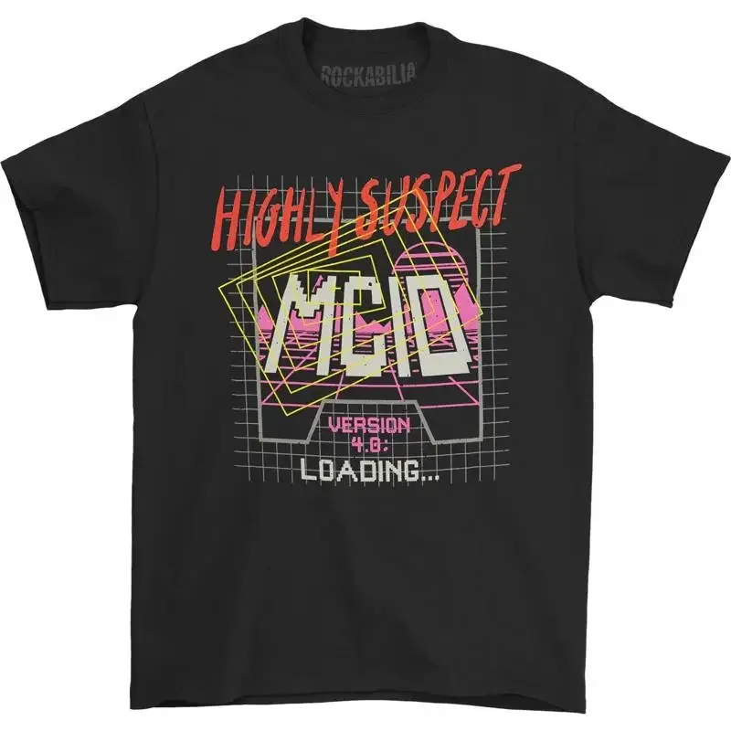 Men'S Highly Suspect Game Grid T Shirt Black