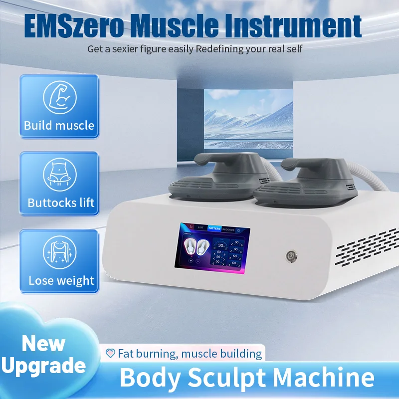 EMSzero Body Slimming EMS Machine 200HZ 6500W Increase Muscle Mass And Reduce Fat Machine RF Sculpting Body Salon