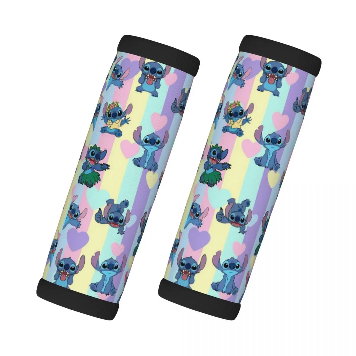 

Custom Stitch Manga Anime Luggage Handle Wrap Suitcase Identifier 2 PCS Refrigerator Handle
