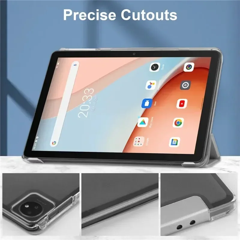 Funda For Blackview Tab 8 Wifi Case 10.1" Tablet Tri-folded Magnetic Stand Cover For Coque Blackview Tab 7 Wifi Case