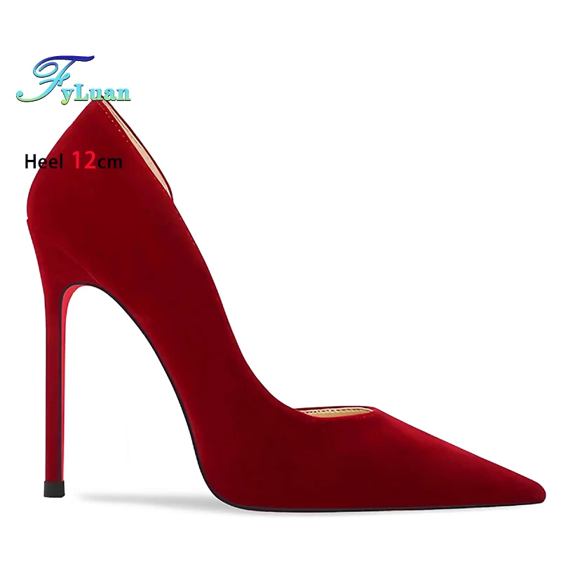 Wine Red High Heels… - image