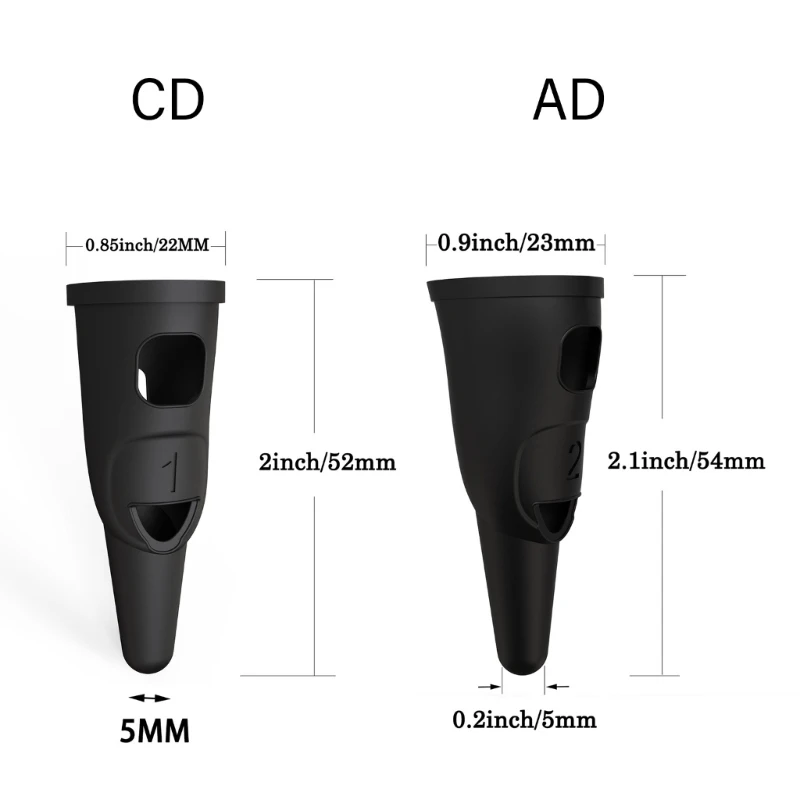 Sensitivity Screen Fingerlinge Fingerhülsen 2er-Set für Elektronikhandwerk R58F