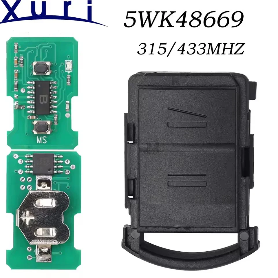 

Xuri 5WK48669 без чипа для Vauxhall для Opel Corsa C Meriva Tigra Combo Van ASK 315/433,9 МГц удаленный ключ от машины