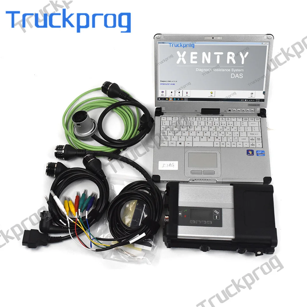 CF C2 laptop+MB STAR C5 Compact SD Connect C5 WiFi xentry das wis epc for Benz Car Truck Diagnostic Scanner Tool