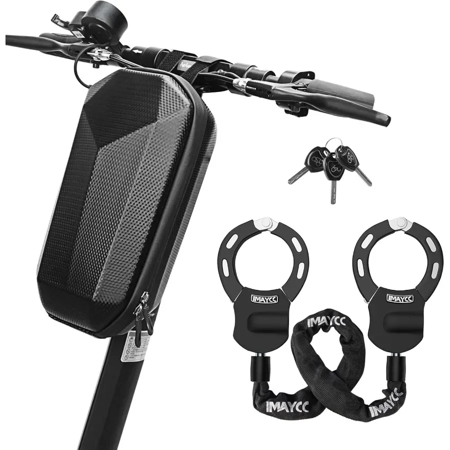

Scooter Chain Lock Bike Lock for Electric Scooter Motorcycle and Bicycle Durable AntiTheft Security Lock with HeavyDuty Steel C