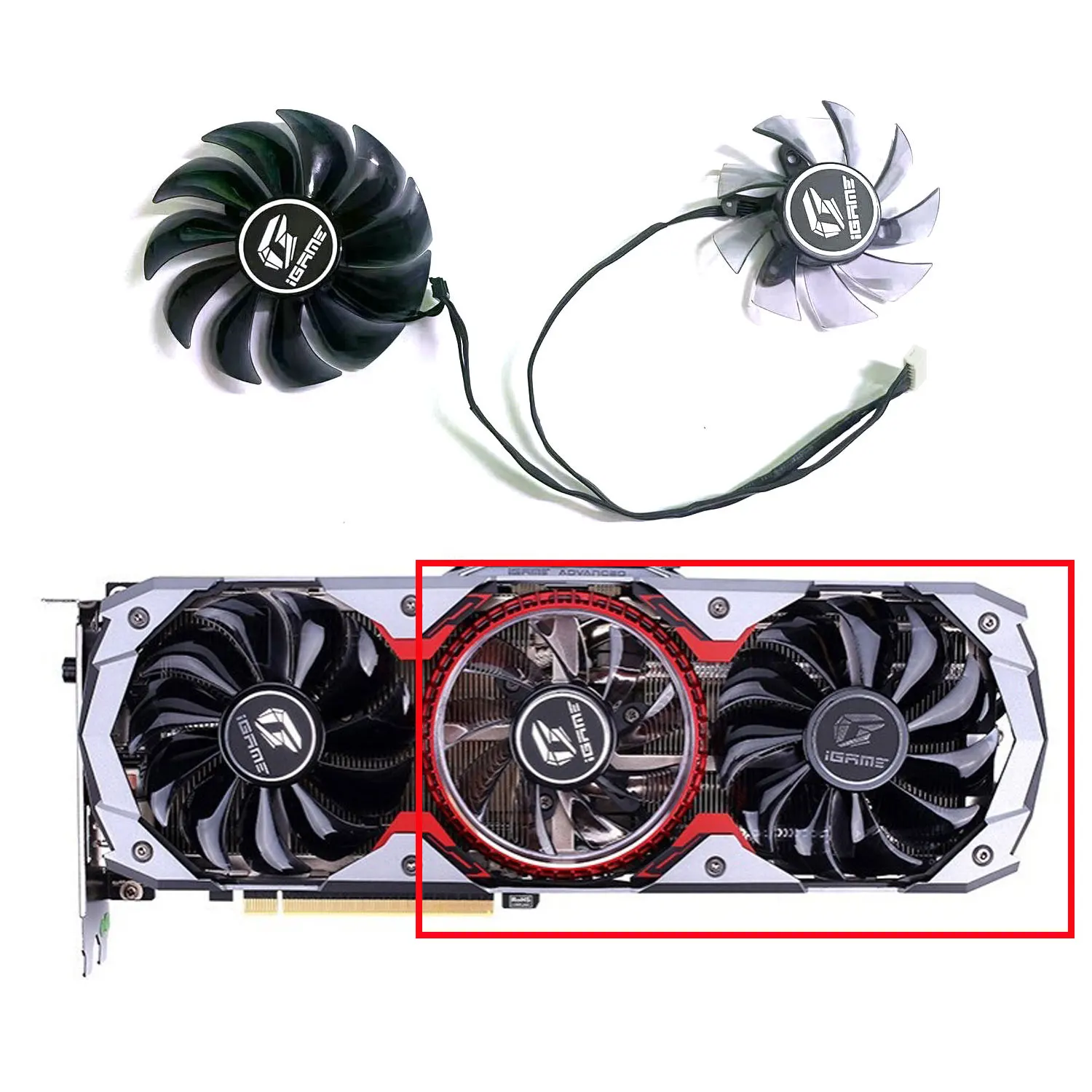 New PVA080E12R DC 12V 0.5A 8PIN for Colorful iGame GeForce RTX 2070S 2080S Advanced OC graphics card