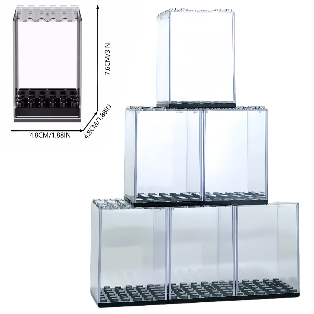 Acrylic Transparent Box, Storage Figurine Model, Dust Cover, Household Storage Shelf, Protective Box, Stepped Display Box view 6