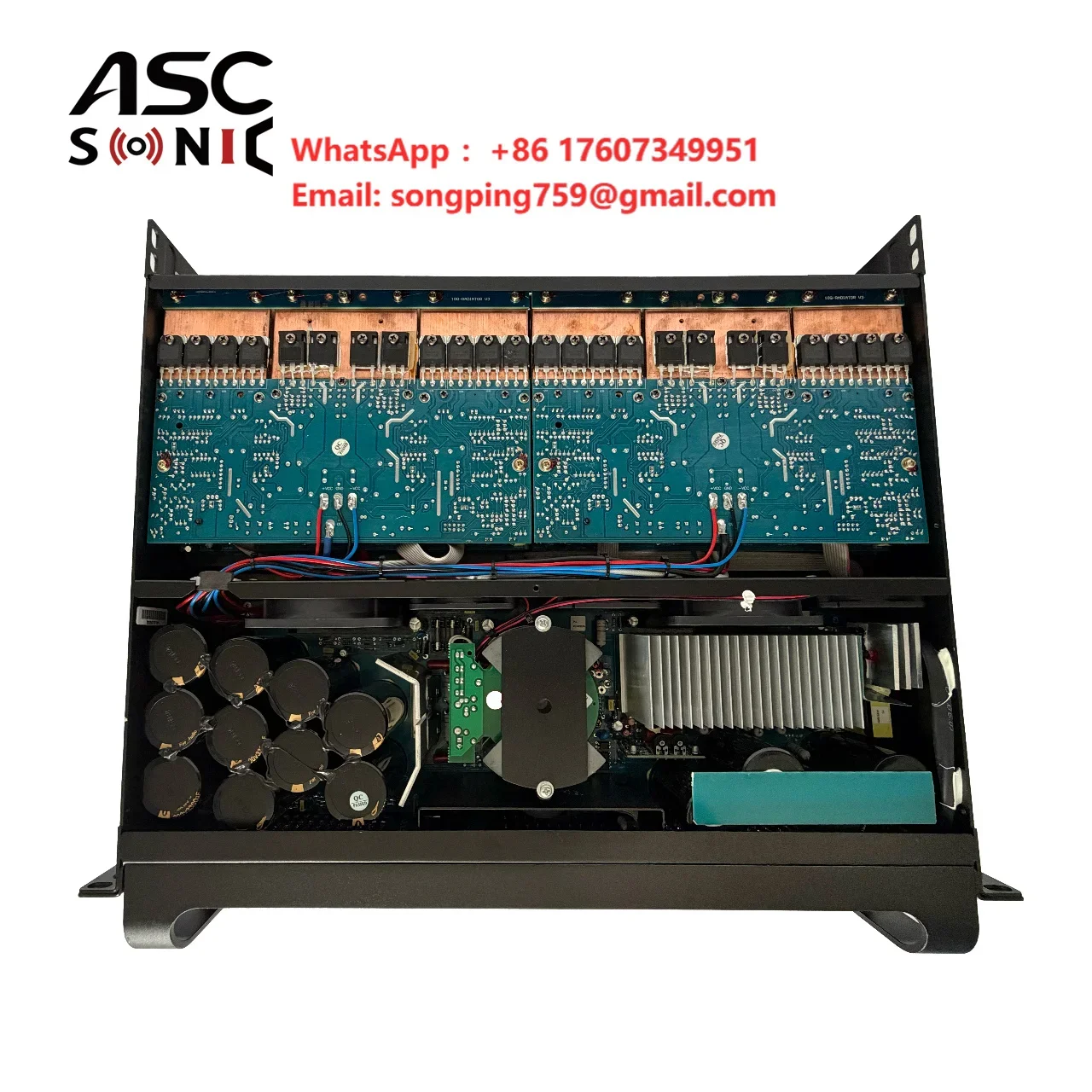 ASCSONIC AT10000Q 4 Channels 2 Ohms Stable Professional Audio Line Array System Switching Power Amplifier