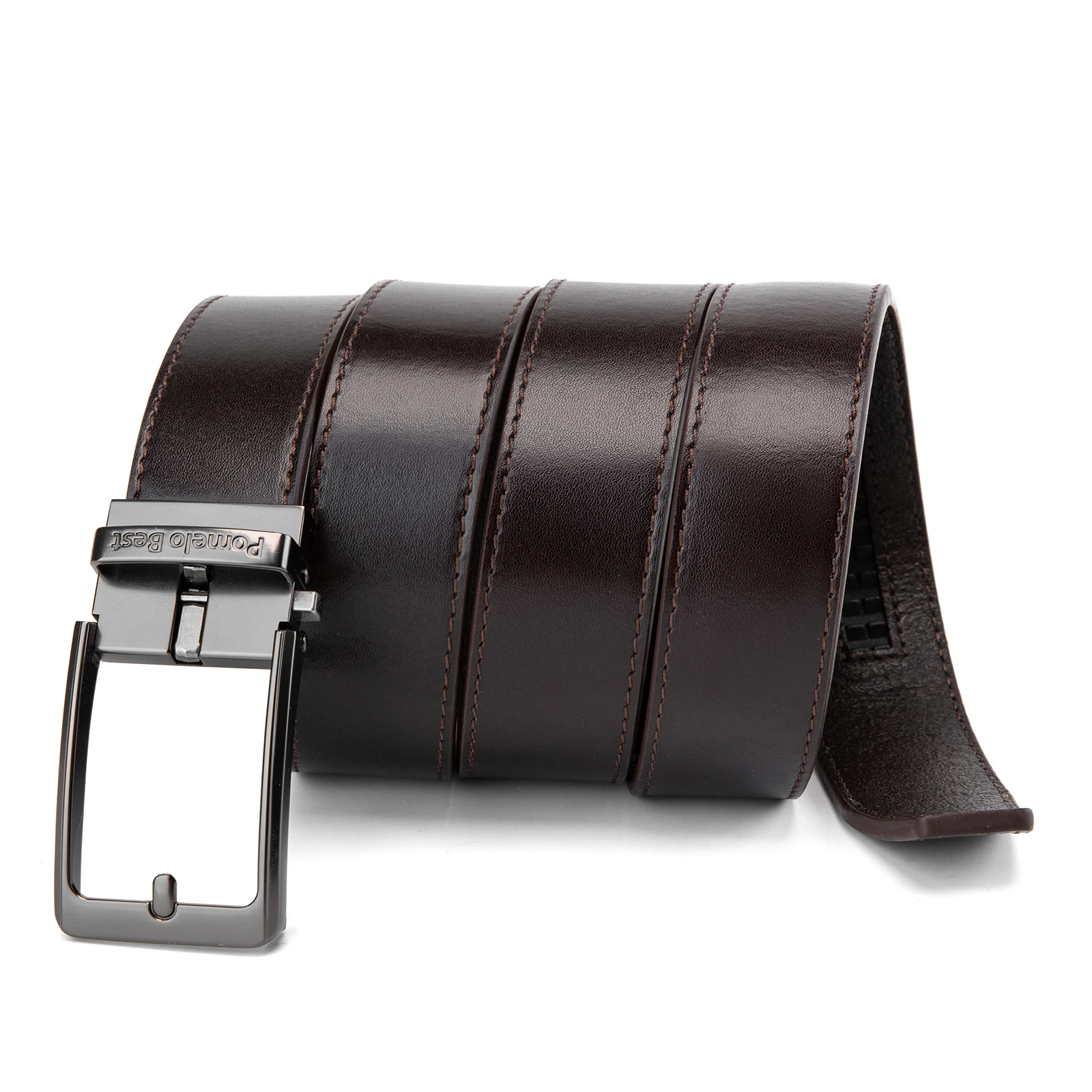 

Ремень, мужской пояс, ремень из натуральной кожи, мужской стиль, новейшая деловая автоматическая пряжка 2025 года, подарок для парня и отца