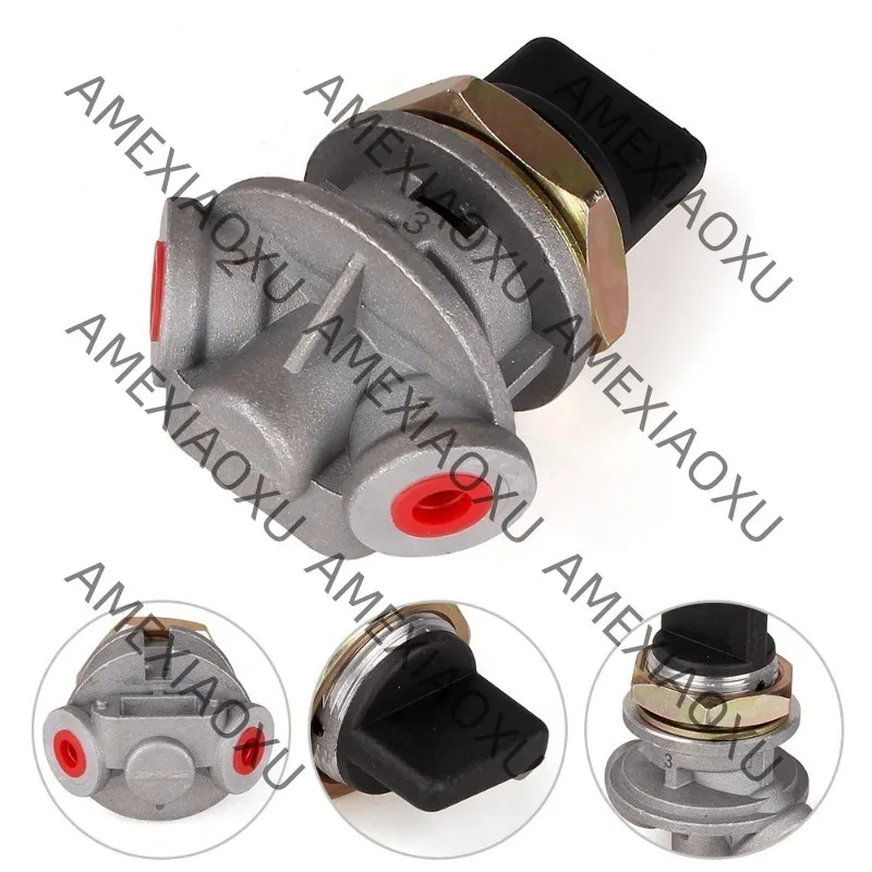 Car Direction Solenoid Valve Electronic Level Control Valve Direction Control Valve Compatible with Benz Man Truck OE 4630360000