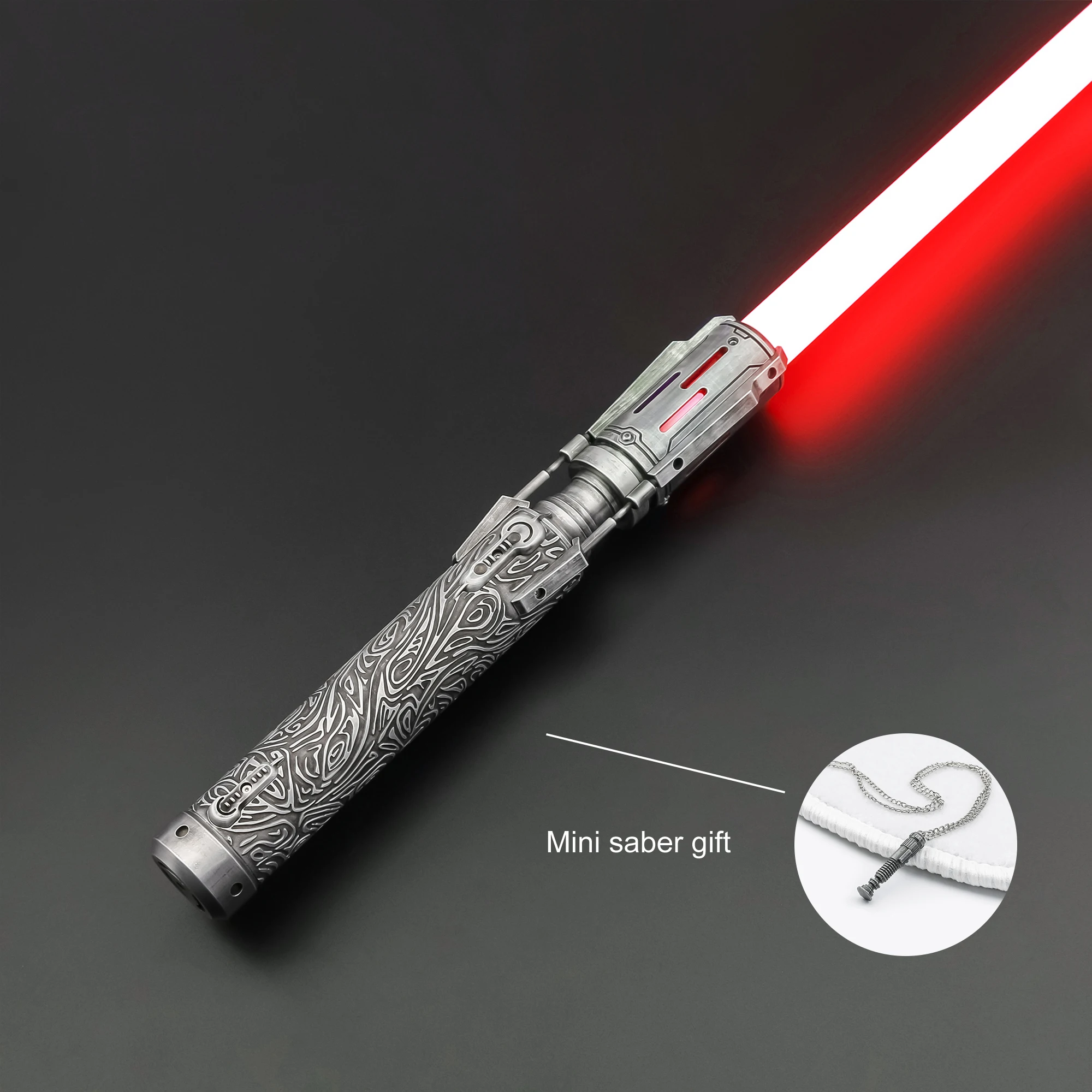 

TXQ Shan NEO PIXEL SDRGB Double Swords Lightsaber JEDI Smooth Swing Metal Force Heavy Dueling Proffie Light Gift Fonts Toys