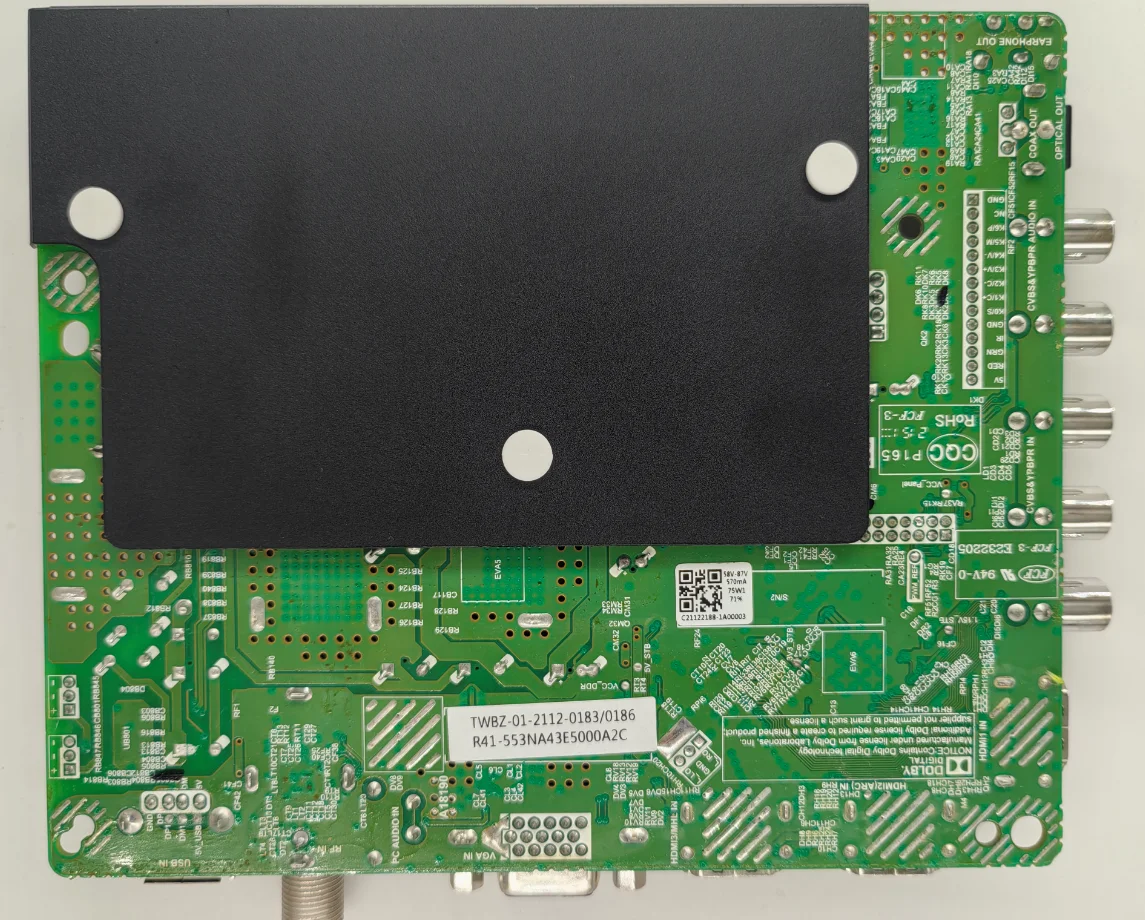 TP.MS3553.PB802 Three in one TV motherboard, tested well, physical photo for 58-87v 570ma 75w 1920x1080  or 35--57v 65w 600ma