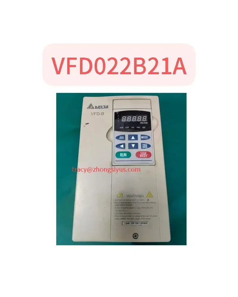 

Used inverter 2.2kw single phase input VFD022B21A, test function normal